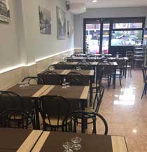 Sala interna pizzeria