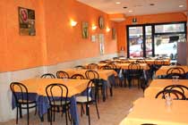 Sala interna pizzeria